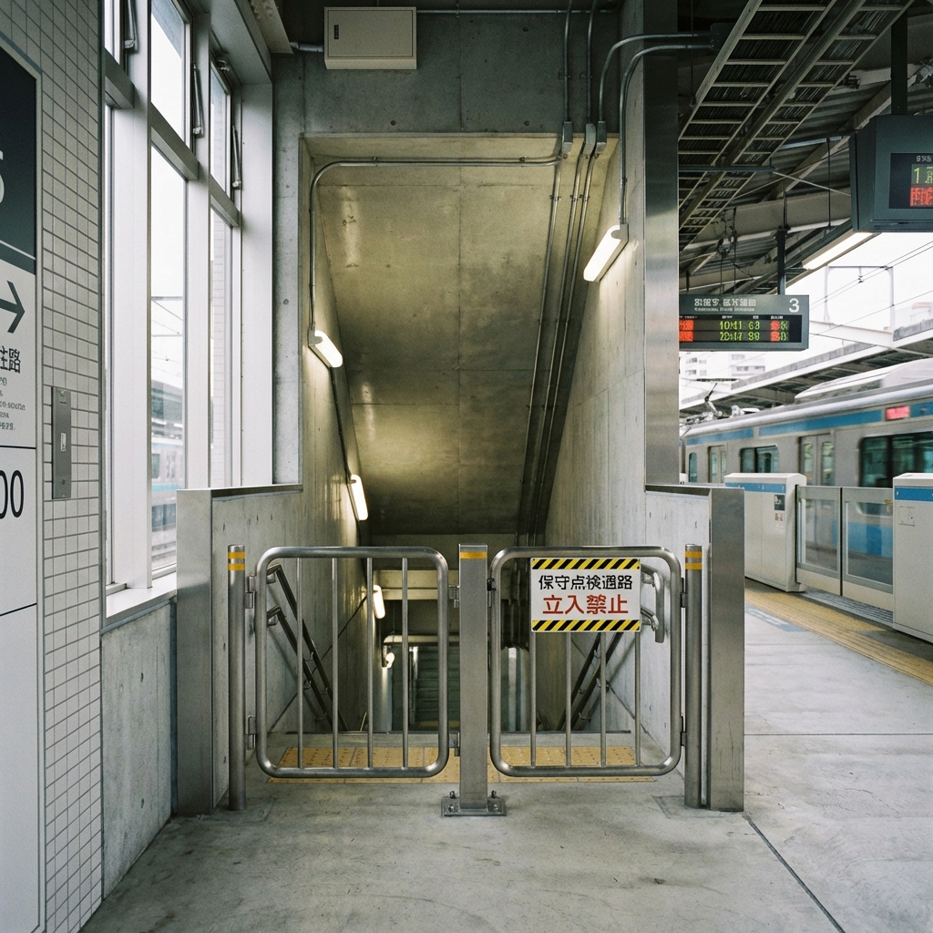 ホームドア境界・駅構内狭小通路