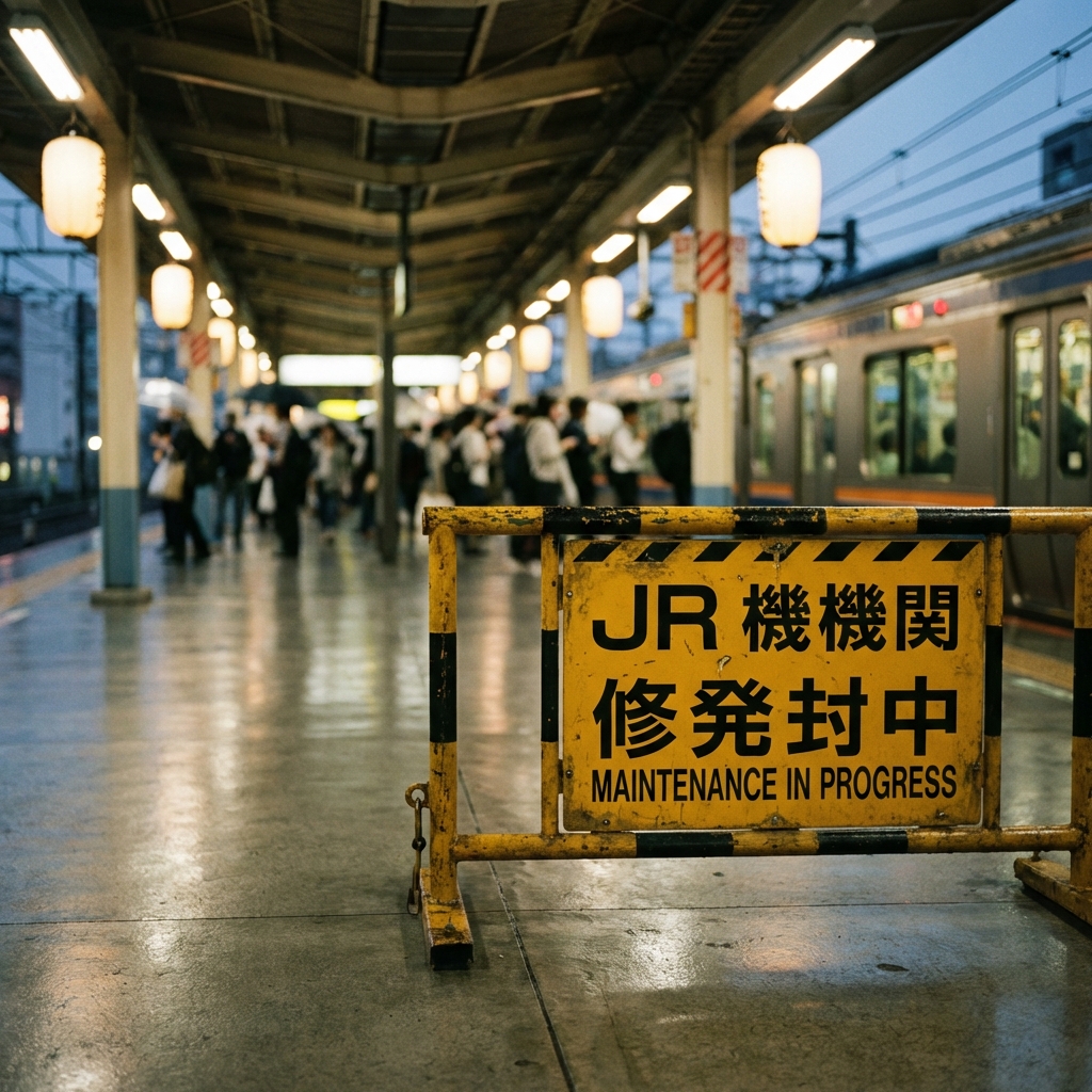 JR駅ホーム・メンテナンス通路